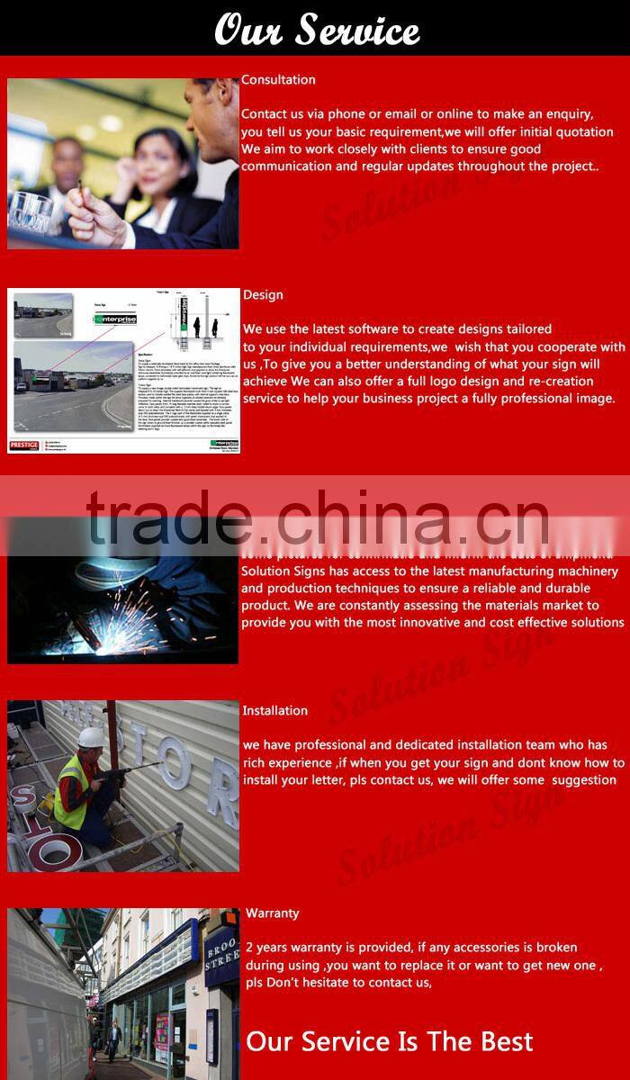 2015 Anti-rust Letter Led Custom Display