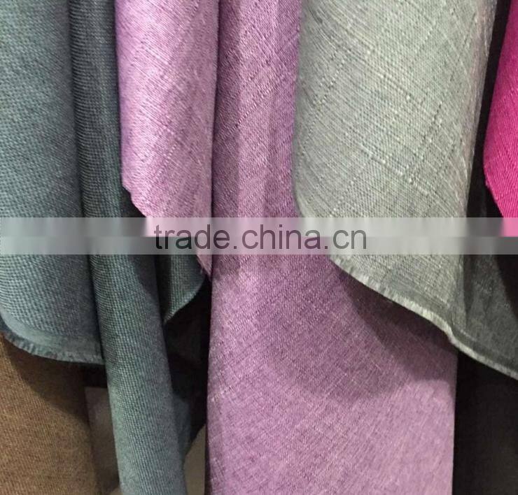 Polyester linen blended fabric for Home textile sofa cloth