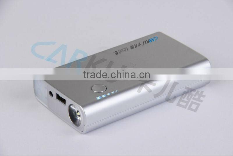 Power charger with emergency car jump starter