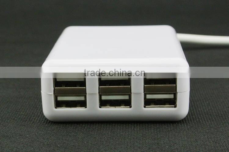 Best selling multi port usb chargers 6 port smart usb chargers