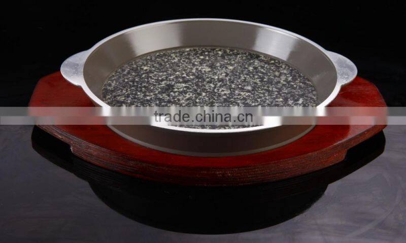 Mini granite round fry pan soup pot