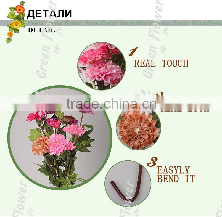 greenflower 2016 Barberton daisy Real Touch Two herbaceous peony Wedding decrations flowers