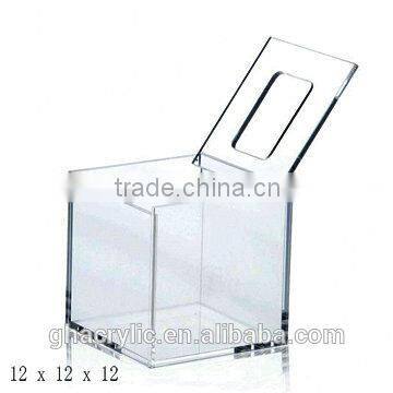 GH-RZ552 Customized rectangular acrylic tissue box cover,rectangular acrylic tissue box cover China manufacturer