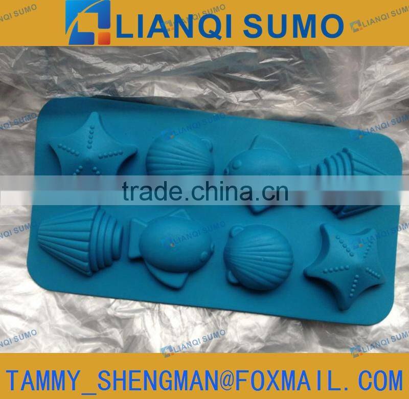 FDA Food Grade starfish Silicone Mold Fondant Molds Sugar Craft Tools Chocolate Mould For Cakes