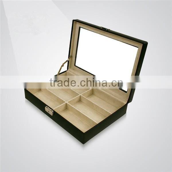 Manufacturers supply leather eye glasses case YIWU