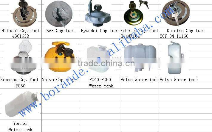 Excavator fuel tank cap steel fuel tank cover for PC200-2 /3/ 5 20Y-04-11160