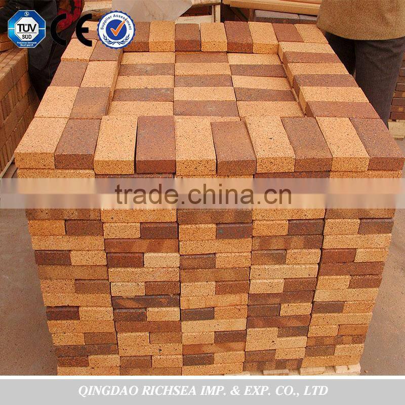 High temperature sintered refractory brick