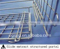 Antistatic Stainless Steel Security Carts(with slides)