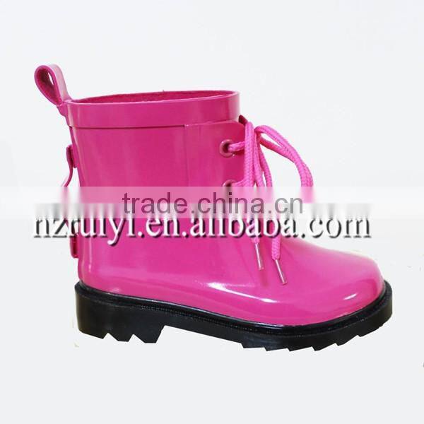 Factory best price customized wholesale antiskid vulcanized good quality pure wellington garden boots