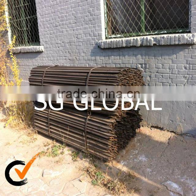 Y type star fence post with holes