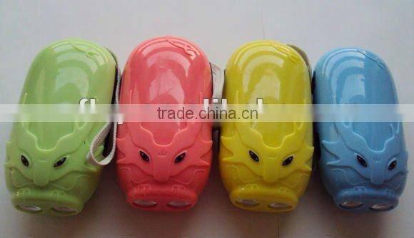 Dragon style-No Battery Hand Pressing Flashlight-Necessary article