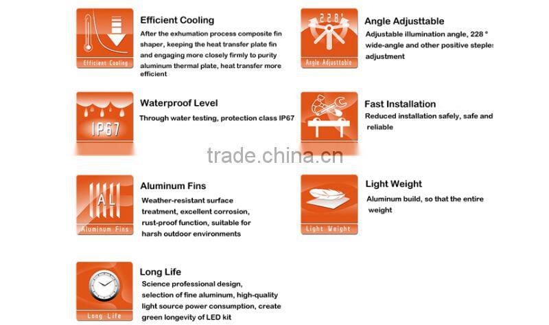 favourable price 250 w high powerCE ROHS approved IP 67 led flood light