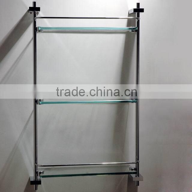 square stainless steel bathroom corner shelf with brass base corner shelf shower shelf