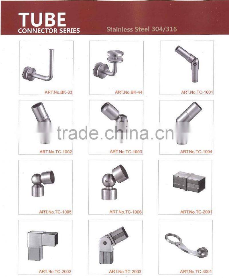 Stainless steel pipe fittings for Balustrade