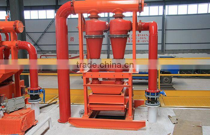 concrete drilling equipment slurry mud separation cyclone desander