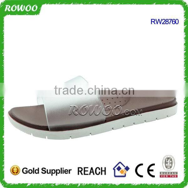 Transparent Lady indoor pcu slipper for footwear and promotion,light and comforatable