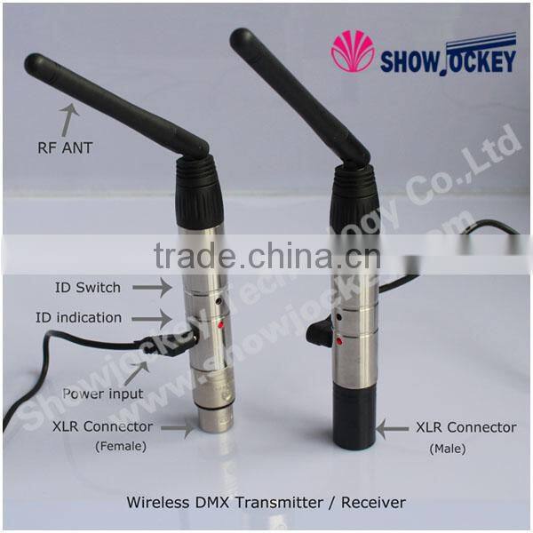 7 Groups ID Code Wireless DMX Transmitter/Receiver