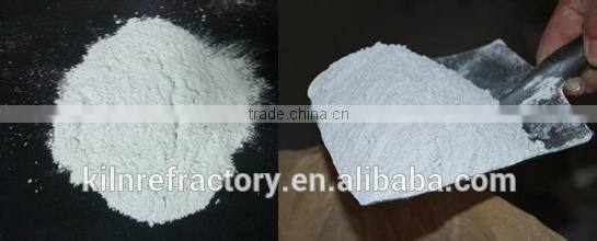 Corundum high strength refractory castable for cement kiln