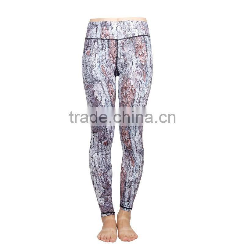 High quality yoga pants women sexy gym sports tights pritting ladies fitness leggings