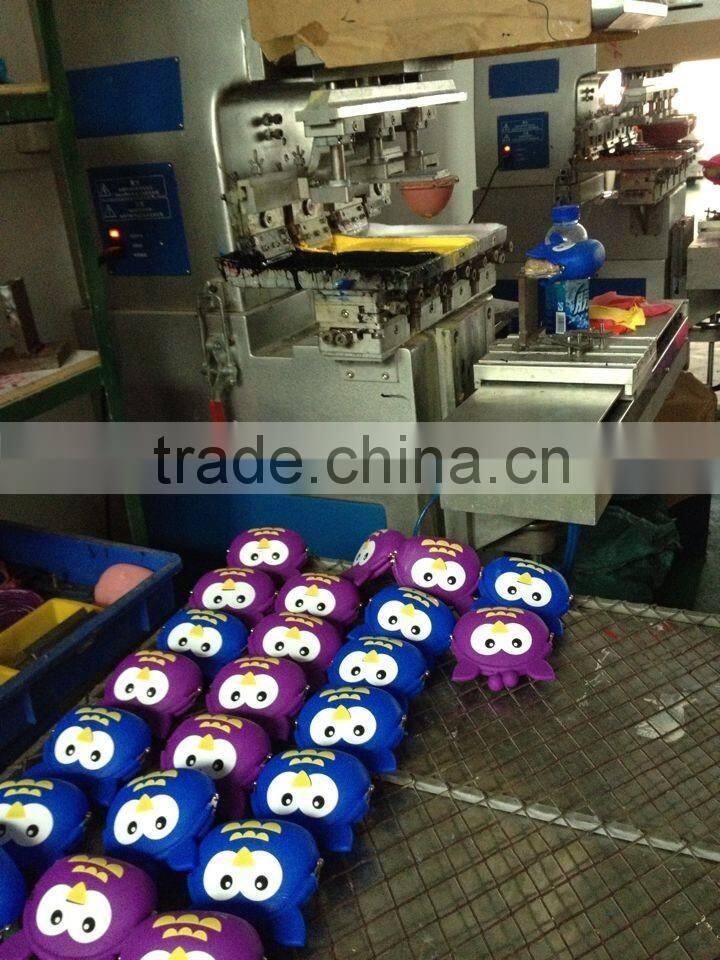 Customized Cheap Pochi Purse Silicone Coin Purse