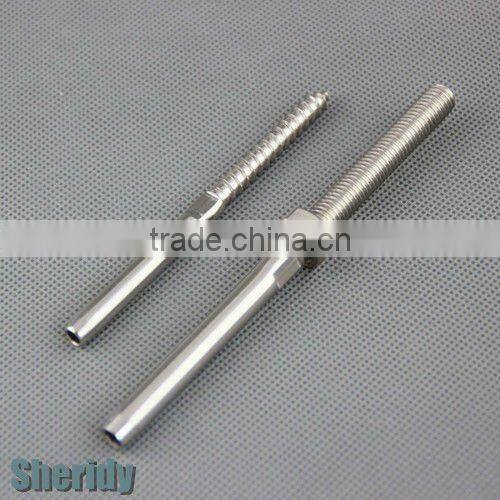 Wire railing cable end fittings / wire rope fittings