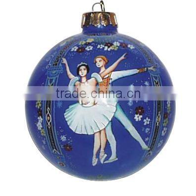 2015 new style hanging glass ornaments for decoration christmas tree