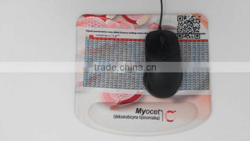 China wholesale mouse pad with wrist rest