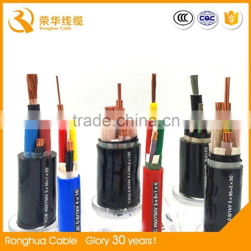 Low Voltage Cu conductor PVC/XLPE insulated power cable with fast delivery time