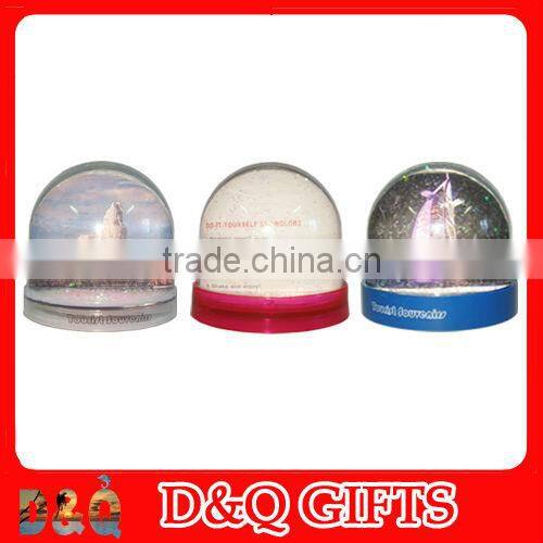 plastic water globe with picture