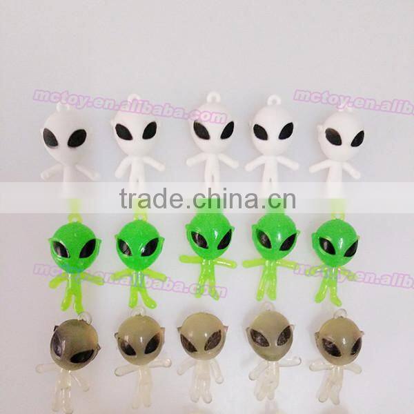 sticky alien toys tpr alien fashion soft tpr toys