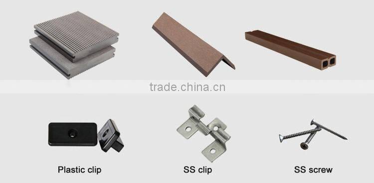 JFCG Brand Ecological WPC Material Outdoor Cladding wood plastic cladding