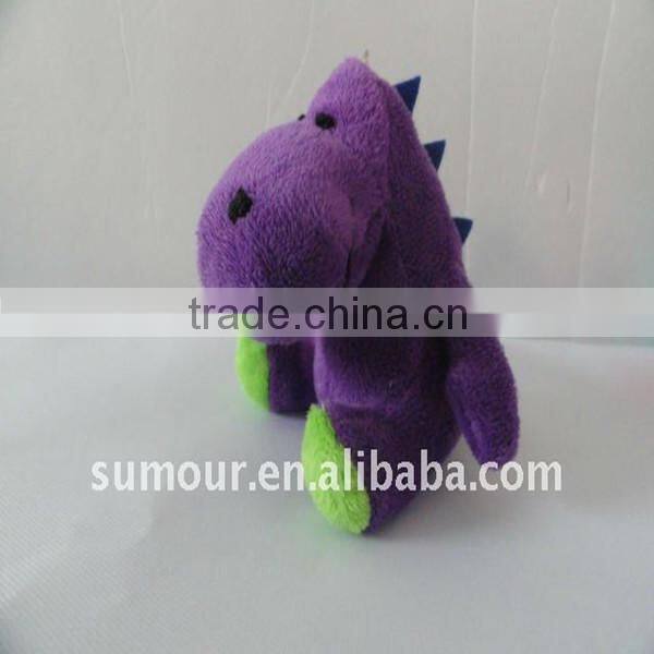 colorful mini stuffed plush dinosaur clloection plush dinosaur keychain