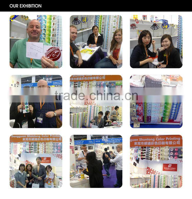 adhesive double layer label sticker
