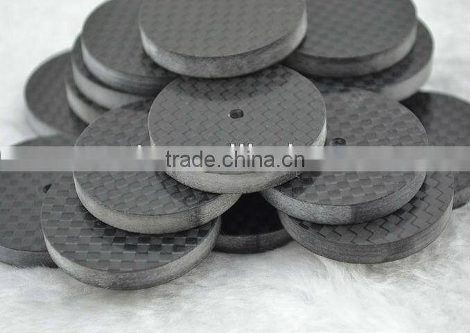 Carbon Fiber Speaker Spike Pad Base Stand Protective Black Gray