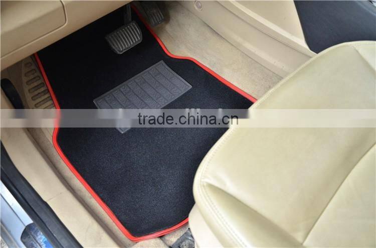 Everlasting Car Auto Carpet - Plush Pile 4/5 Piece Red national flag Floor Mats