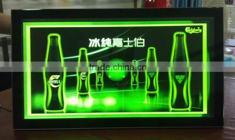 acrylic material square shape acrylic LED lighting box