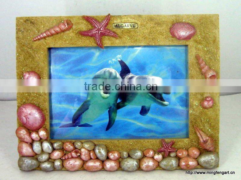 Polyresin Baby Photo Frame Decoration Craft