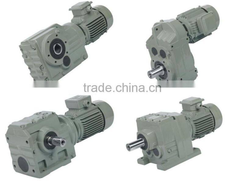 Good quality helical inline gearbox with electric motor