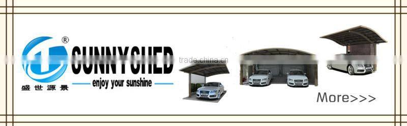 no welding easy install for carport awning make of aluminum alloy polycarbonate