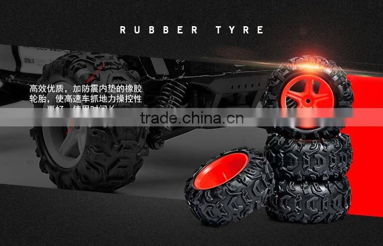 High speed rc toys 2.4G 4WD short truck rc car 1:24 buggy with 550 brush motor and 40km/h speed
