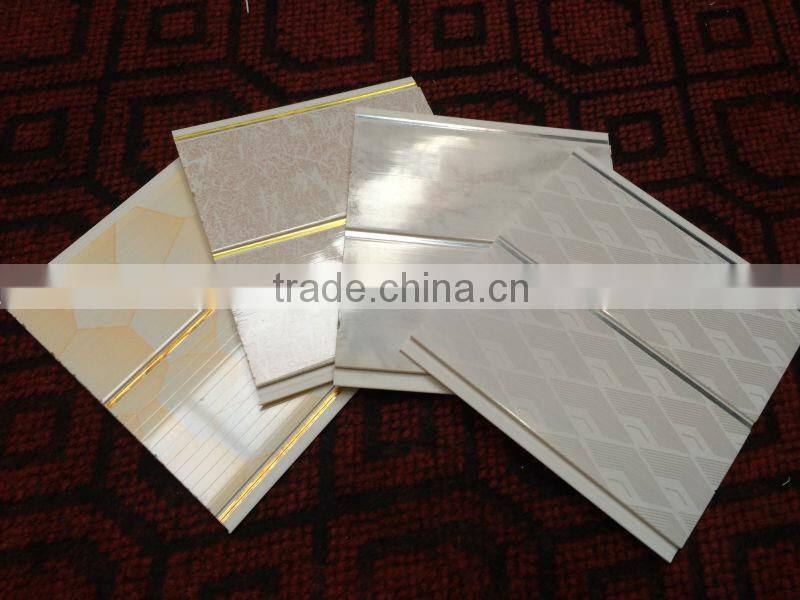2016 new soundproof waterproof easy install interior walling design cheap pvc panels system manufactured