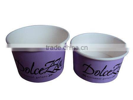 230ml plastic ice cream bowl disposable printed cup