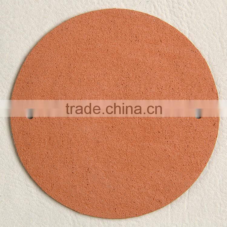 Zhejiang credible label factory produce printing & embossing leather patch label for women's mortarboard cap