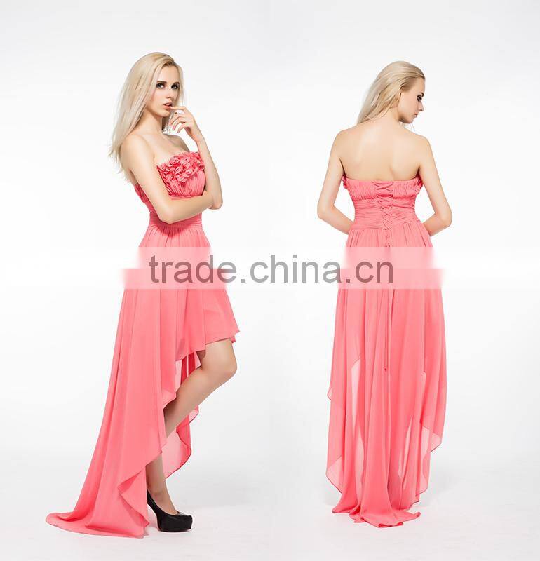 Wholesale China Factory Simple Pink Beach Wedding Dresses In Guangzhou