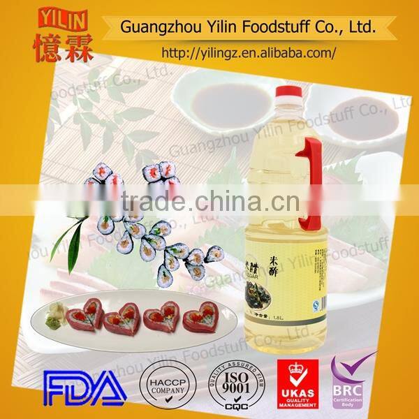 high quality sushi product 1.8L Rice Vinegar from china manufacture with oem service