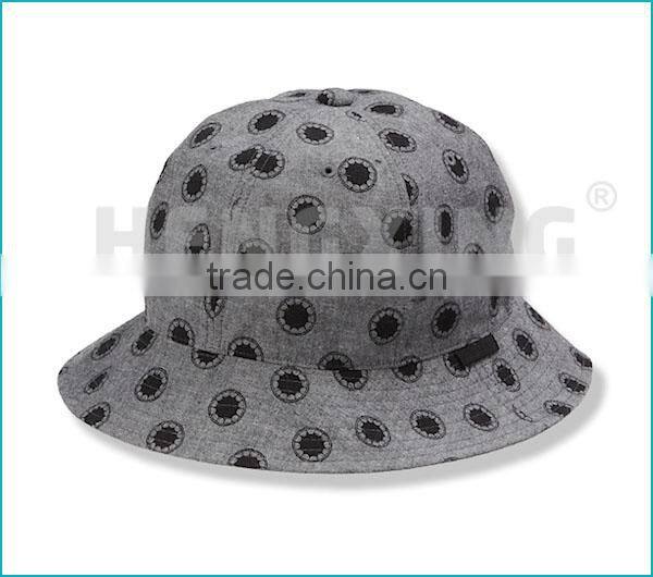 Custom Cotton Floral Spot Bucket Hat With Unisex Bucket Hat&cap