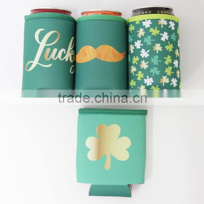 Cheap Gifts Flat Blank foam/neoprene beer can cooler