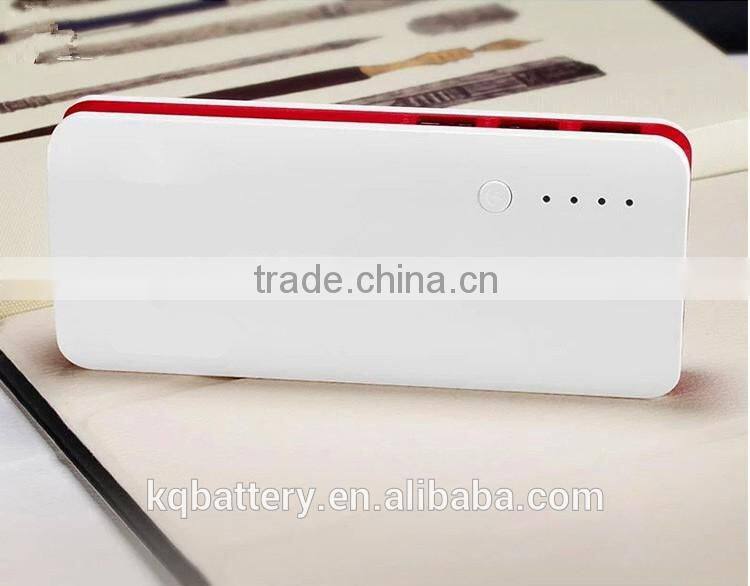 trendy portable charger power bank 10000mah external battery charger