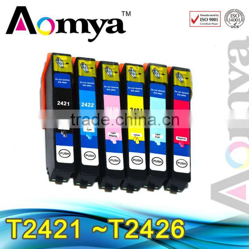 New Arrival!! Compatible ink cartridge T2421-T2426 for Epson 650 750 850