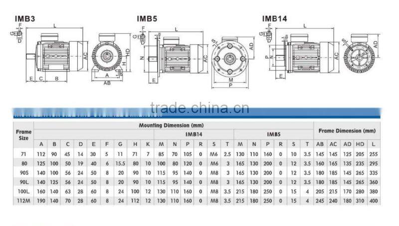 MC single phase asynchronous motor for refrigerator condenser fan
